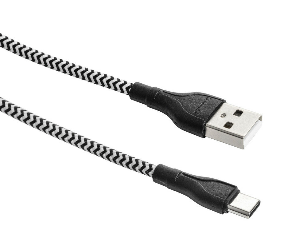 Кабель Type-C - USB-A 2.0 Borofone BX39 1m 3A черно-белый