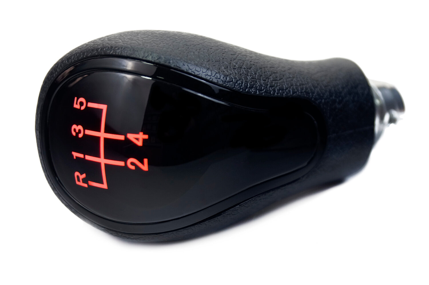 Ручка КПП в стиле Vesta красная подсветка вставка черный лак Sal-Man на ВАЗ 2108-2115 Лада Гранта Приора 1-2 Калина 1-2 прямоугольный шток