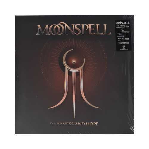Moonspell - Darkness And Hope, 1LP Gatefold, BLACK LP футболки print bar burzum in arms of darkness
