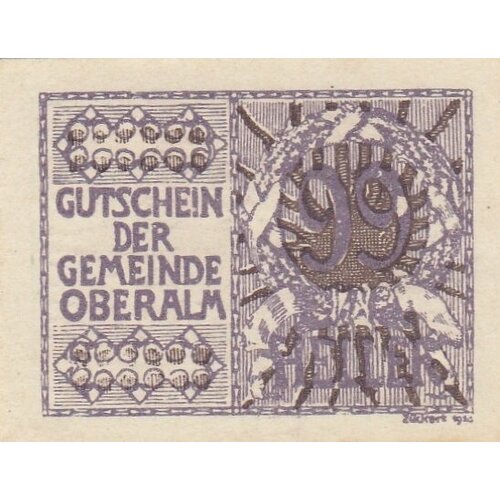 Австрия, Оберальм 99 геллеров 1914-1920 гг. (№1)