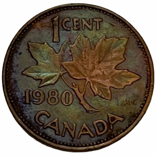Канада 1 цент 1980 г. (2)