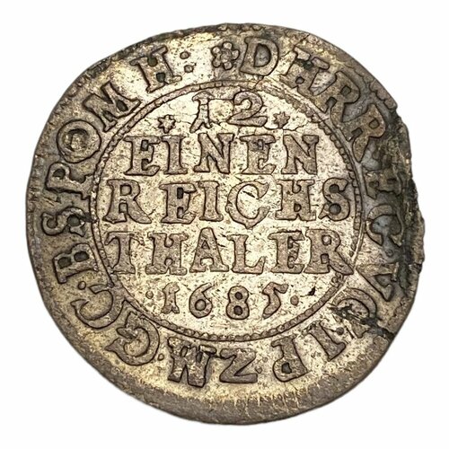 Германия, Бранденбург-Пруссия 1/12 талера 1685 г. (LCS) германия бранденбург пруссия 3 гроша 1695 г sd