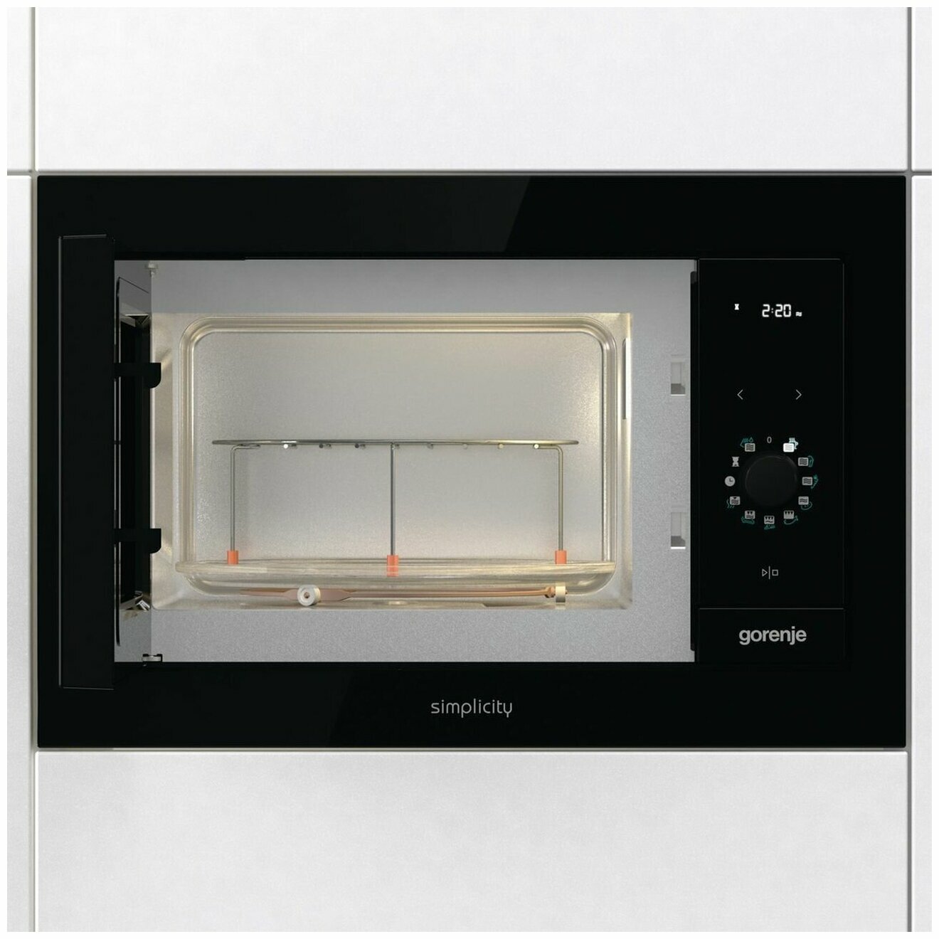 Микроволновая печь Gorenje BM235G1SYB черный (встраиваемая) - фотография № 14