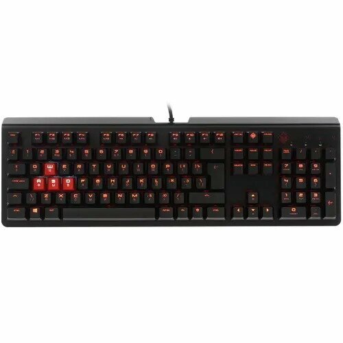 Клавиатура HP OMEN Encoder механическая черный USB for gamer LED