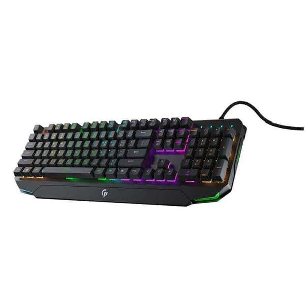 Клавиатура механическая Porodo Gaming Mechanical Full Keyboard Rainbow (PDX217-GY) Cool Grey