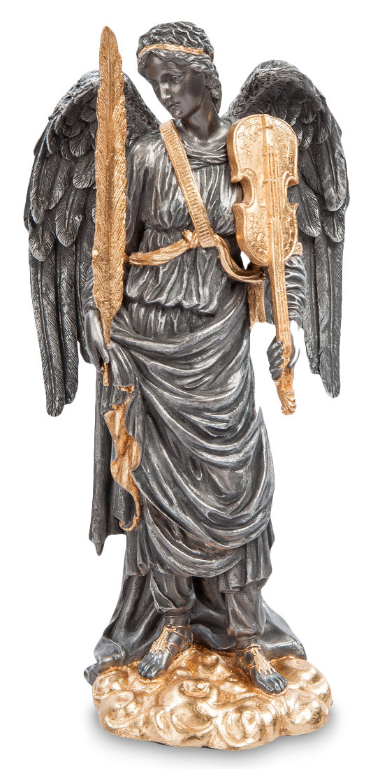 Скульптура "Ангел Музыкант" (Эдвард Берн-Джонс) 14х12х28см. арт. WS-634 Veronese