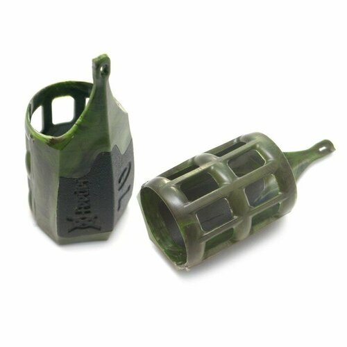 Груз-кормушка пластиковая X-FEEDER PL CAMO CAGE M, цвет камо, 60 г, 40 мл