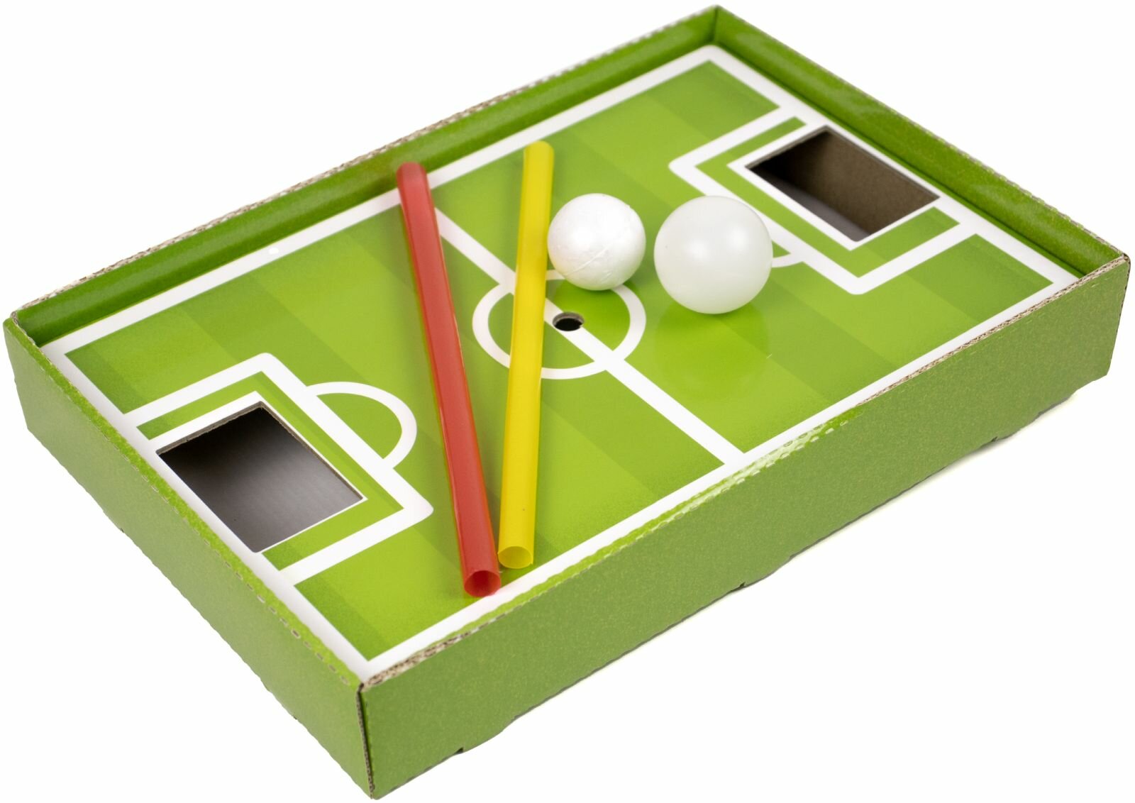 Настольная игра KoroBoom "Воздушный матч" логопедическая игра-тренажер для развития речевого дыхания, артикуляционная гимнастика, футбол-аэробол