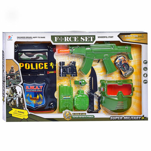 Набор полицейского BN369M-36 (10 предметов) в коробке