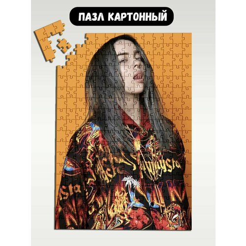 Пазл картонный 39,5х28 см, размер А3, 300 деталей, модель Музыка Billie Eilish Билли Айлиш - 1545 пазл картонный 39 5х28 см размер а3 300 деталей модель музыка billie eilish билли айлиш 6025 п