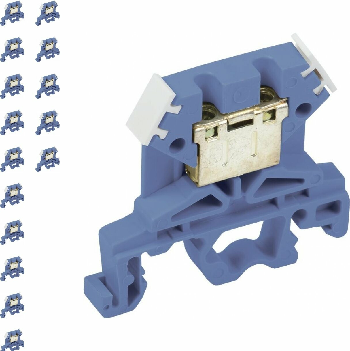 фото Клеммный зажим IEK ЗНИ 4 мм2 синий (комплект из 15 шт.)