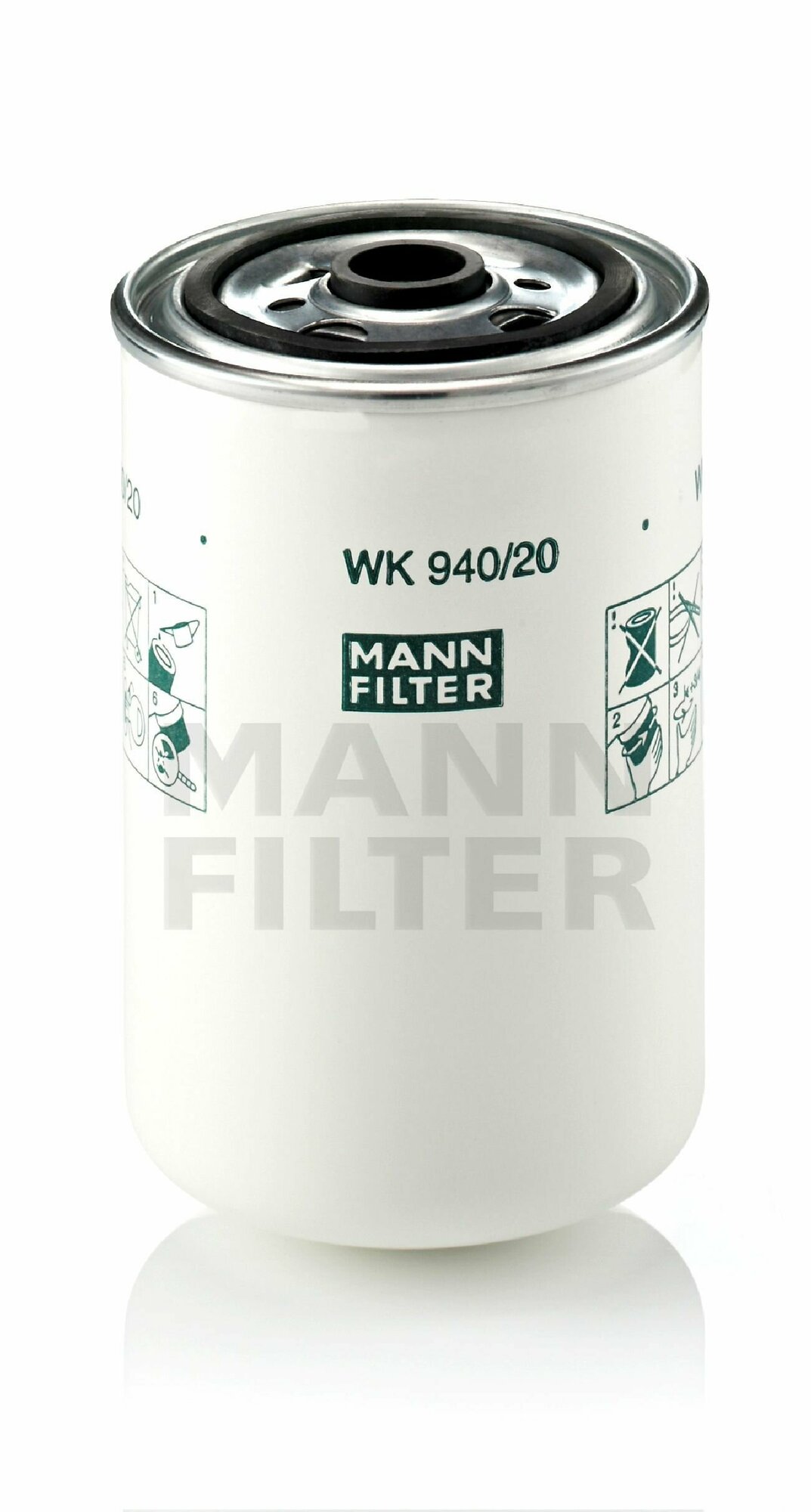 Фильтр топливный MANN-FILTER WK 940/20 (WK94020)