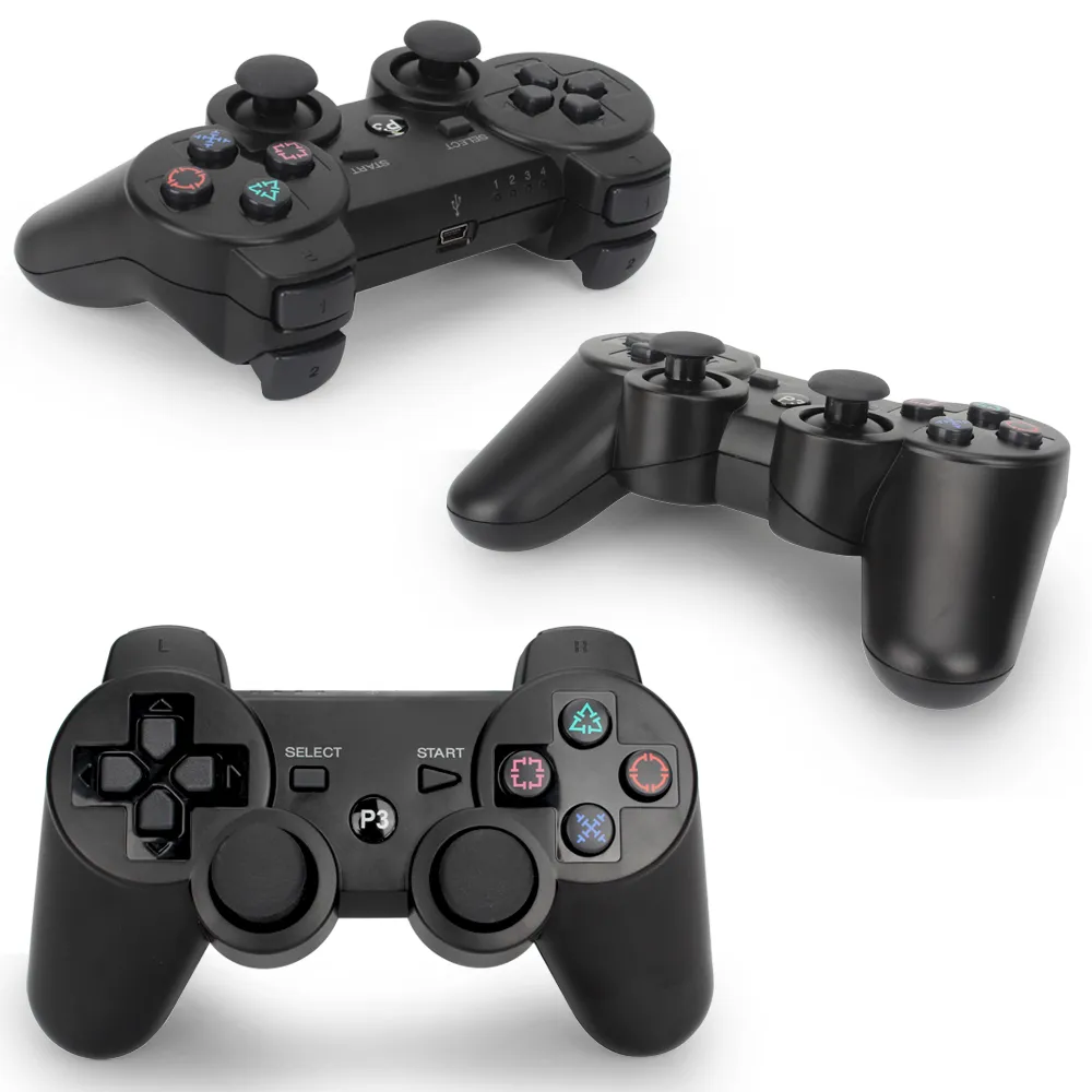 Беспроводной джойстик / геймпад / контроллер для PS3 (Bluetooth) Черный / геймпад
