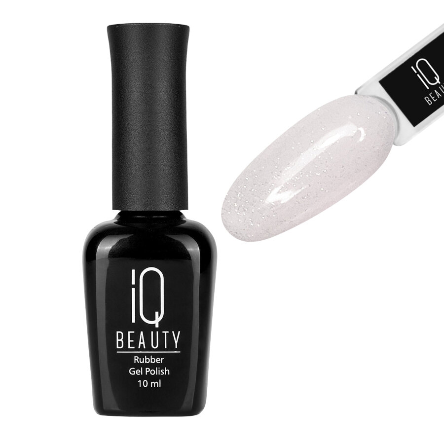 IQ BEAUTY 163 гель-лак каучуковый с кальцием / IQ BEAUTY Savour 10 мл - фото №1