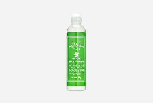 Натуральный увлажняющий тонер для лица с 98% экстрактом алоэ вера Aloe Soothing Moist Toner 248 мл