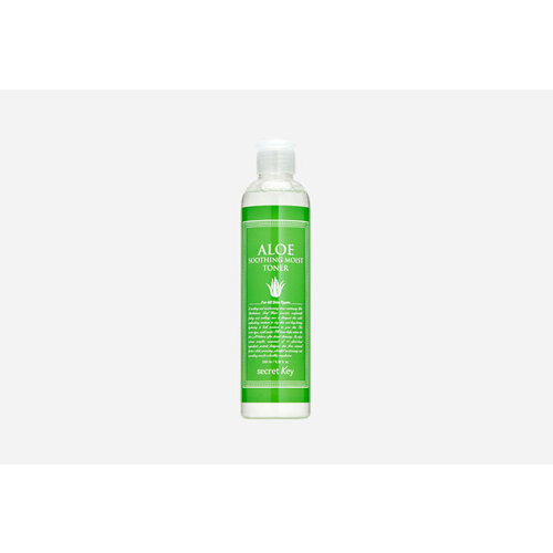 Натуральный увлажняющий тонер для лица с 98% экстрактом алоэ вера Aloe Soothing Moist Toner 248 мл