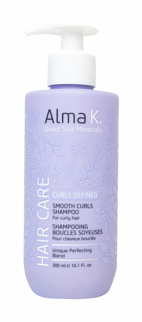 ALMA K. Smooth Curls Shampoo Шампунь для вьющихся волос разглаживающий, 300 мл