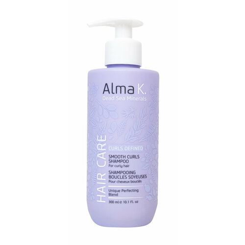 Шампунь для вьющихся волос Alma K. Smooth Curls Shampoo шампунь для вьющихся и волнистых волос с медом be curls shampoo elasticizing шампунь 1000мл