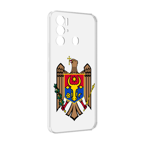 Чехол MyPads герб-молдовы для Tecno Pova Neo 4G задняя-панель-накладка-бампер