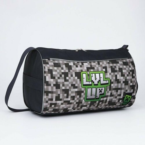 фото Сумка спортивная nazamok kids 9612612, 24х24х40 см, серый