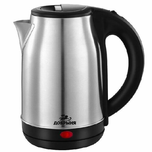 Добрыня DO-1241 чайник электрический дисковый 18л 2200Вт нержавеющая сталь черный 102600₽