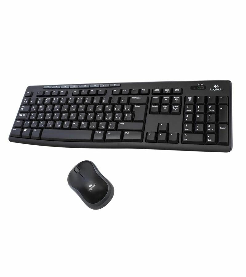 Комплект с беспроводной мышью и клавиатурой LOGITECH MK270 Desktop (920-004518)