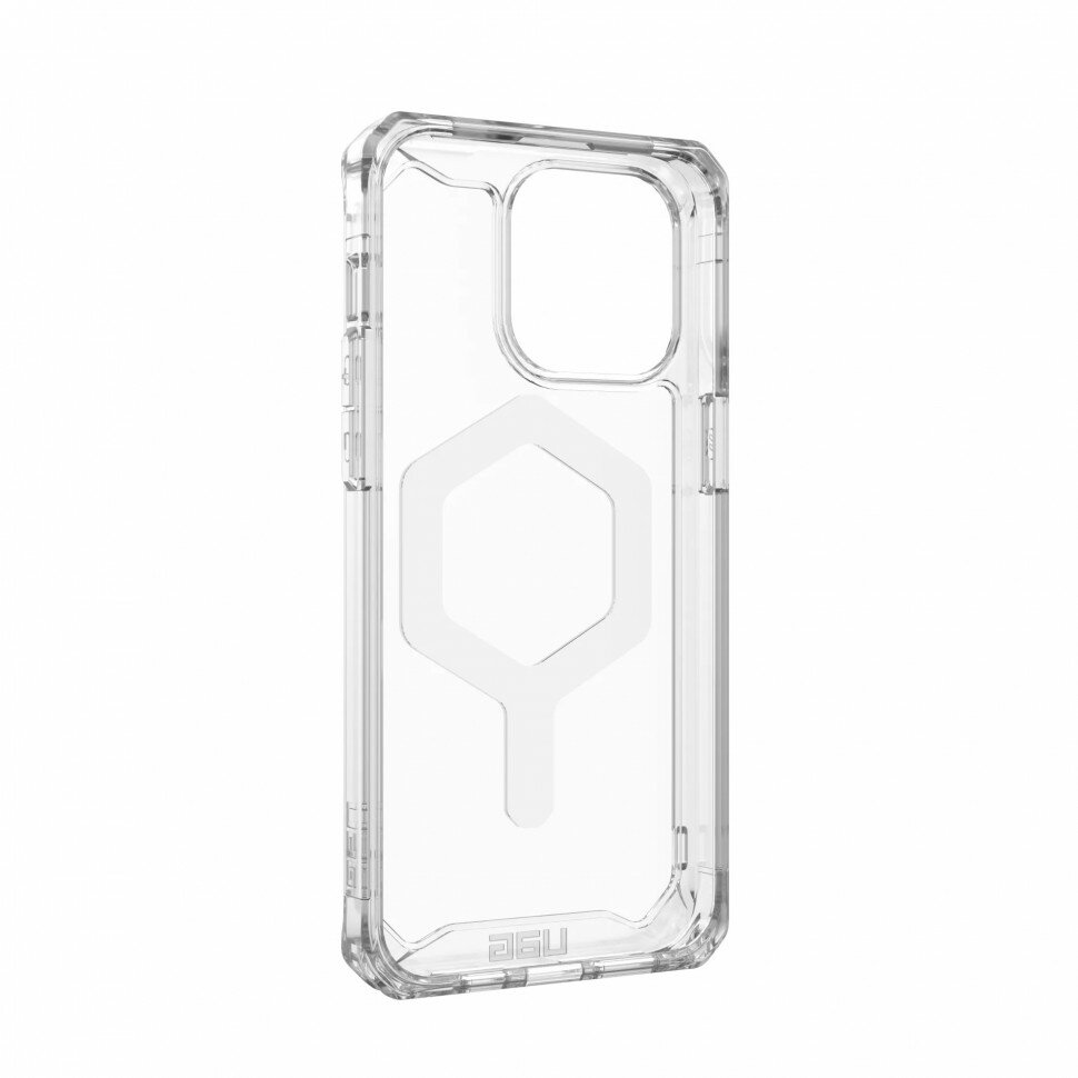 UAG Чехол UAG Plyo Ice/White with Magsafe для iPhone 15 Pro прозрачный/белый 114286114341