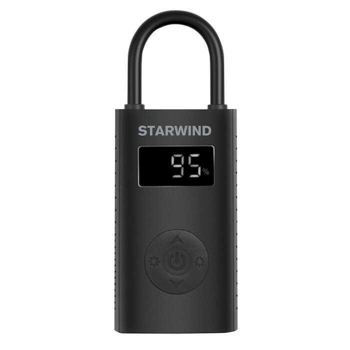 STARWIND Автомобильный компрессор Starwind CC-140 15л/мин шланг 0.18м, встроенный АКБ