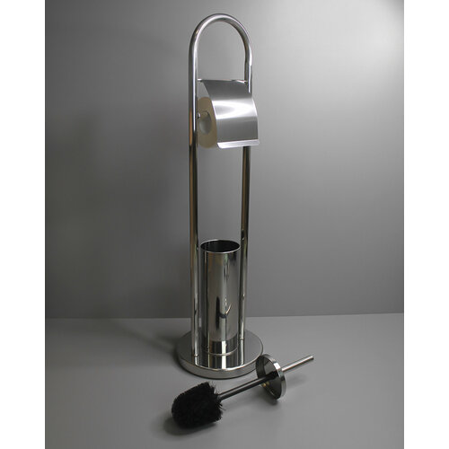 Стойка для туалетной бумаги и ерша MySpace HY1210-069A, хром