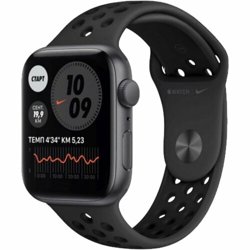 Apple Watch SE Nike 44mm Space Gray AnthraciteBlack Nike Sport Band 2899000₽