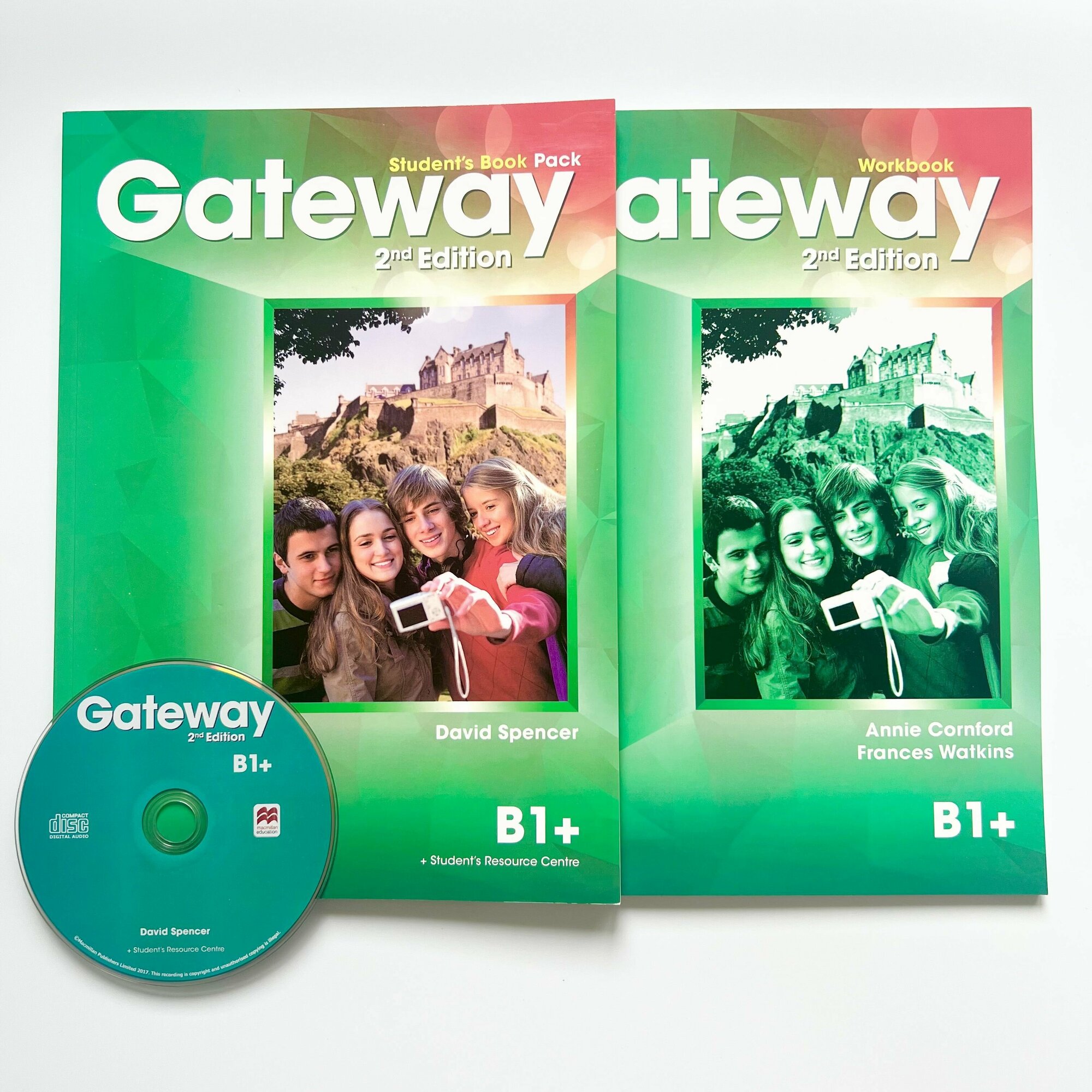 Gateway B1+. полный комплект: Student's Book (учебник)+ Workbook(рабочая тетрадь) + диск