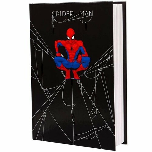Ежедневник А5, 160 листов Spider-man, Человек-паук