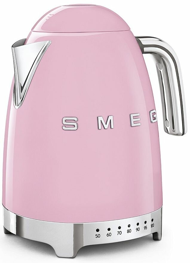 Чайник электрический SMEG KLF04PKEU, розовый, официальная гарантия