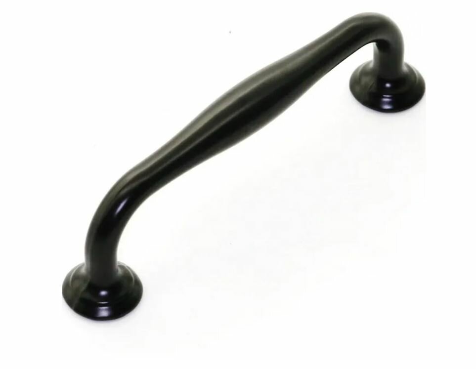 Ручка мебельная скоба 96 мм, BRANTE, RS.1424 96. BK чёрная (комплект 4 шт.)
