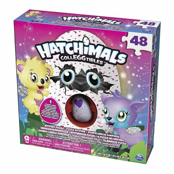 Hatchimals - Игра пазл 48 элементов в коробке