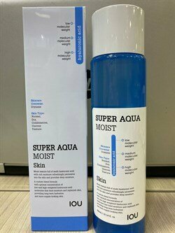 Тонер с экстрактом морского винограда Welcos IOU Super Aqua Moist Skin (300 мл)