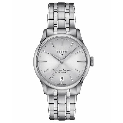 Наручные часы TISSOT T1392071103100, серебряный, серый наручные часы tissot chemin des tourelles powermatic 80 lady t099 207 22 118 01