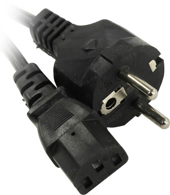 Кабель Telecom CEE 7/7 (Schuko) - IEC С13 (TE021-CU1.0), 1.8 м, 1 шт., черный - фото №12