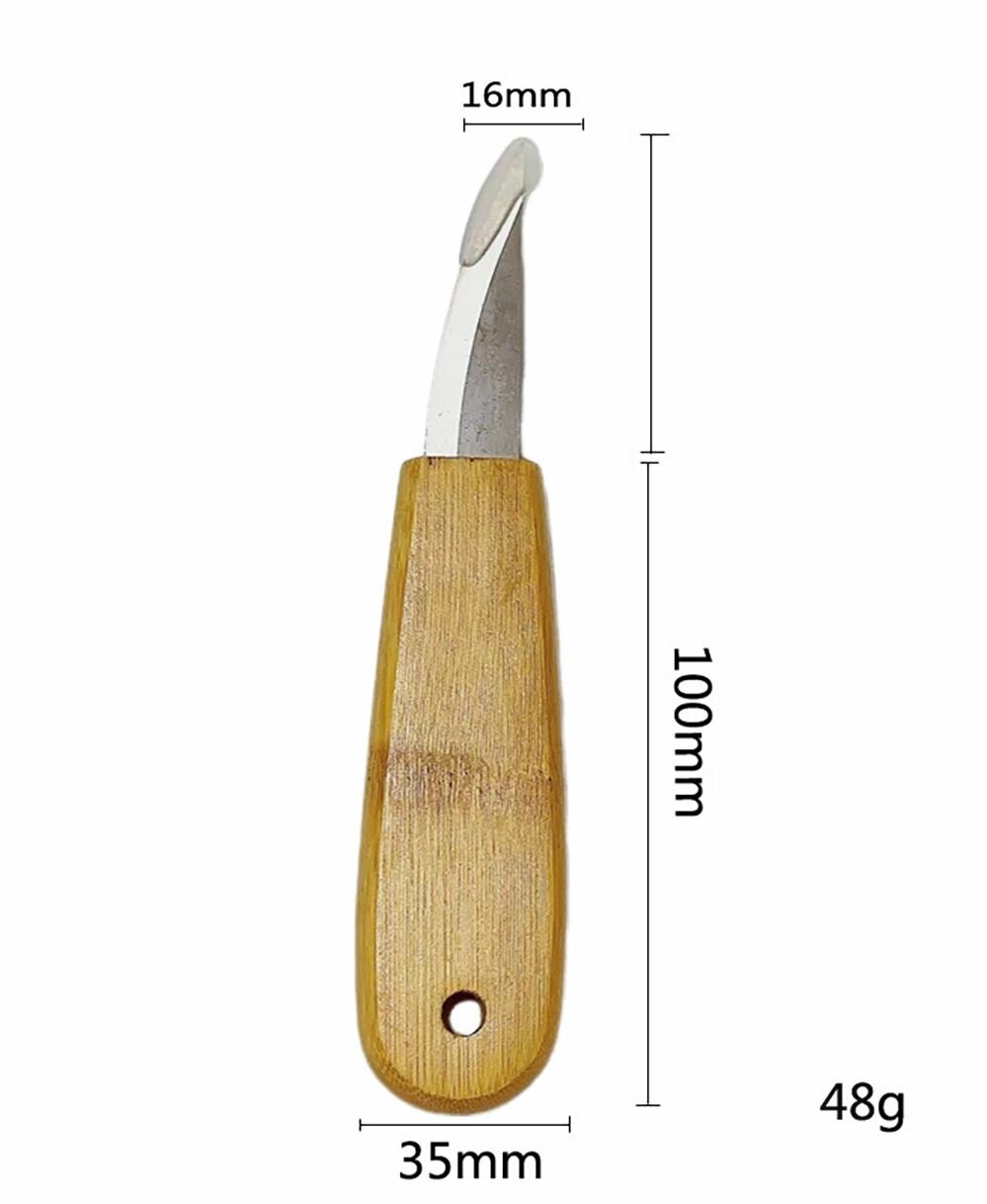 Нож для резьбы по дереву , для скульптур, ложек, чаш и посуды, ножи для фигурной резки, резак по дереву