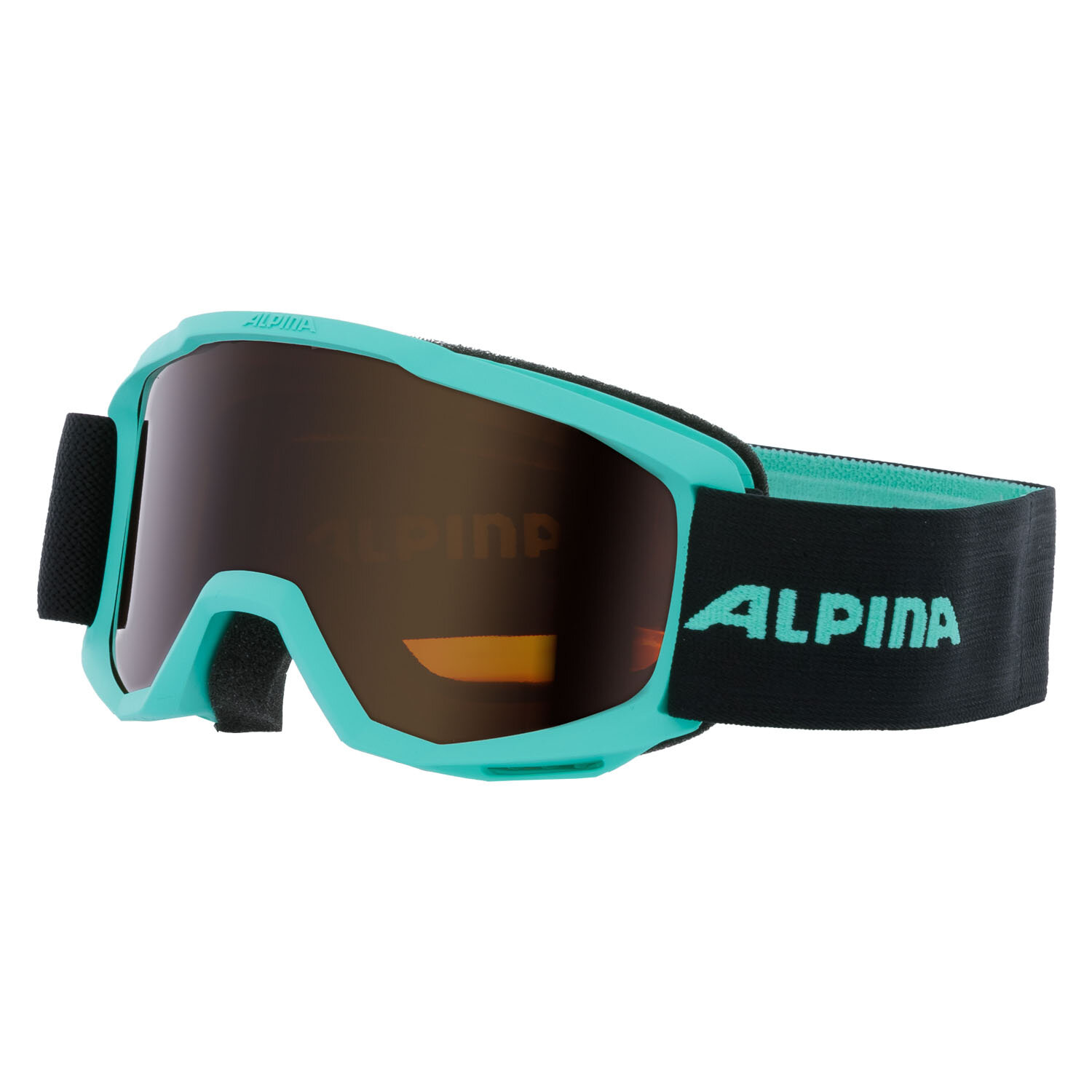 Очки горнолыжные ALPINA Piney Aqua Matt/Orange S2