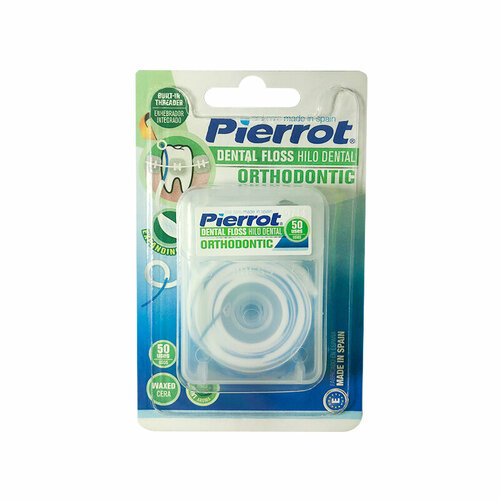 Ортодонтическая зубная нить Pierrot Dental floss 15 м dental orthodontic dental photography double sided mirrors dental tools reflector glass material dentistry