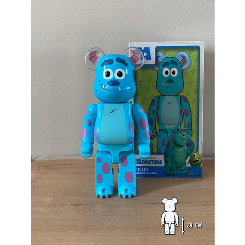 Интерьерная фигурка медведь в стиле Bearbrick Sulley (28 см)