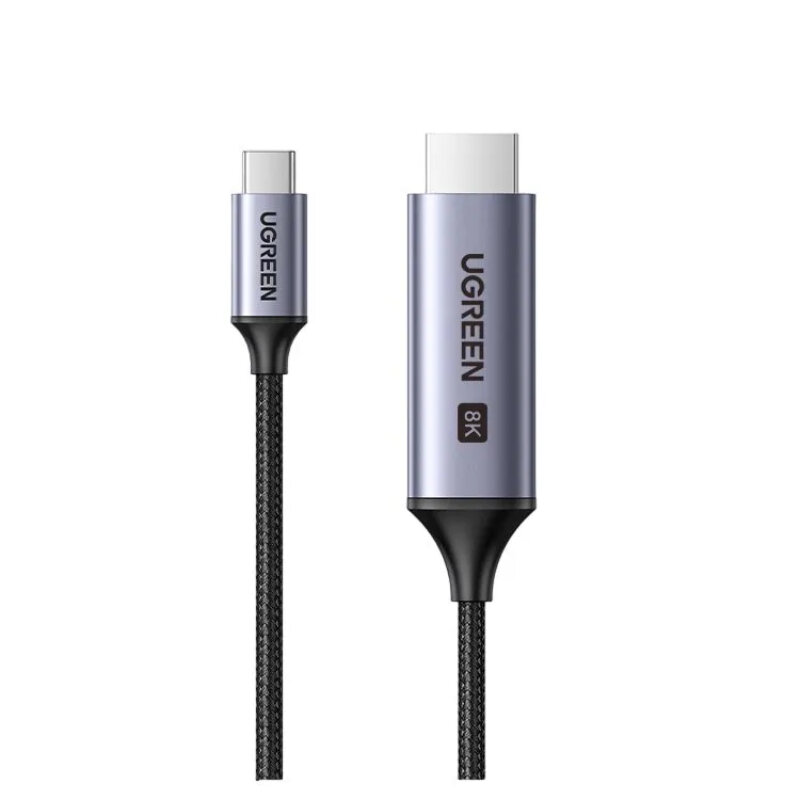 Аксессуар Ugreen CM565 USB-C - HDMI 1.5m Space Grey 90451