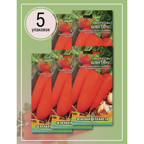 Морковь Шантане (5 пакетов по 2гр) морковь шантане 2 пакета по 2гр