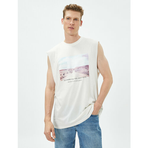 фото Майка koton, размер s, белый