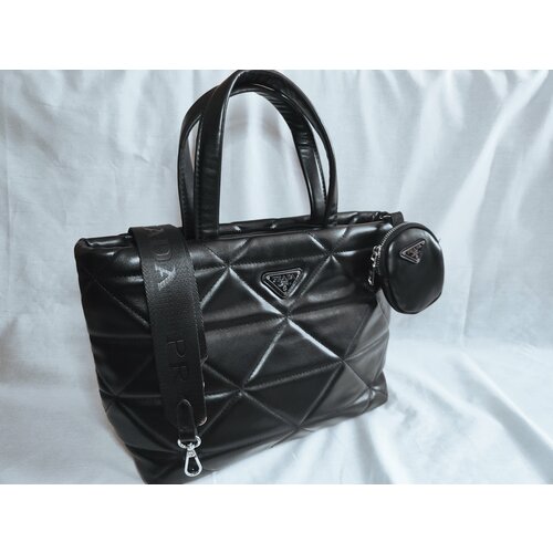 фото Сумка black, фактура стеганая, черный ип богатырева