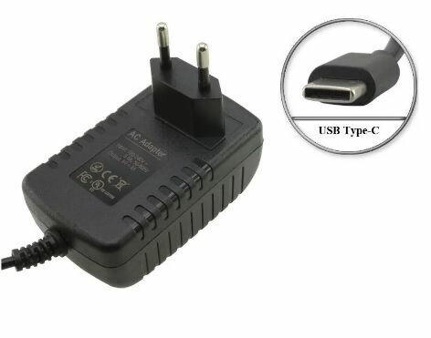 фото Адаптер (блок) питания 5V, 3A, 15W, USB Type-C (W050V300A), зарядное устройство для JBL Link Portable (умная колонка с Алисой); планшета Сhuwi, HP, Teclast