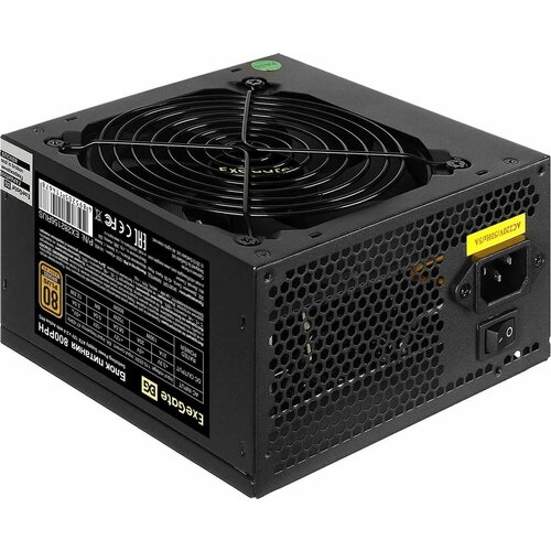 EXEGATE Блоки питания EX282156RUS-OEM-S Блок питания 800W 80 PLUS Bronze 800PPH-OEM ATX APFC SC КПД 89 80 PLUS Bronze 12cm fan 24pin 2x 44 587800₽