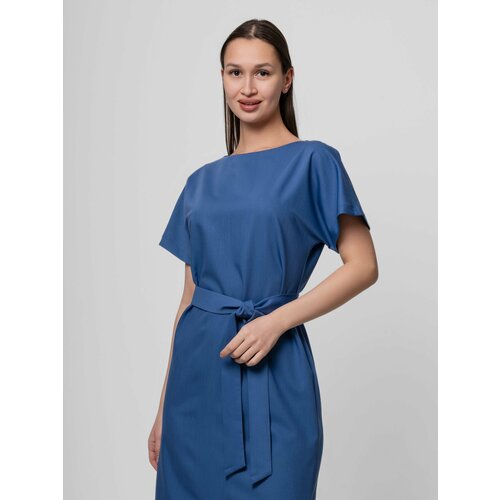 Платье КАЛЯЕВ, размер 48, синий