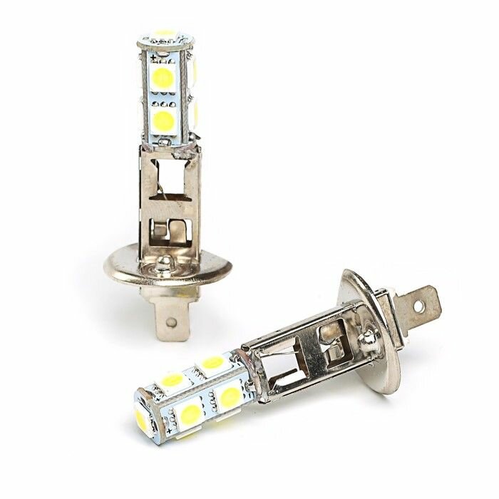 Светодиод Н1 12V 9 SMD P145s WHITE 5000K H1 1 шт (ПТФ ДХО)